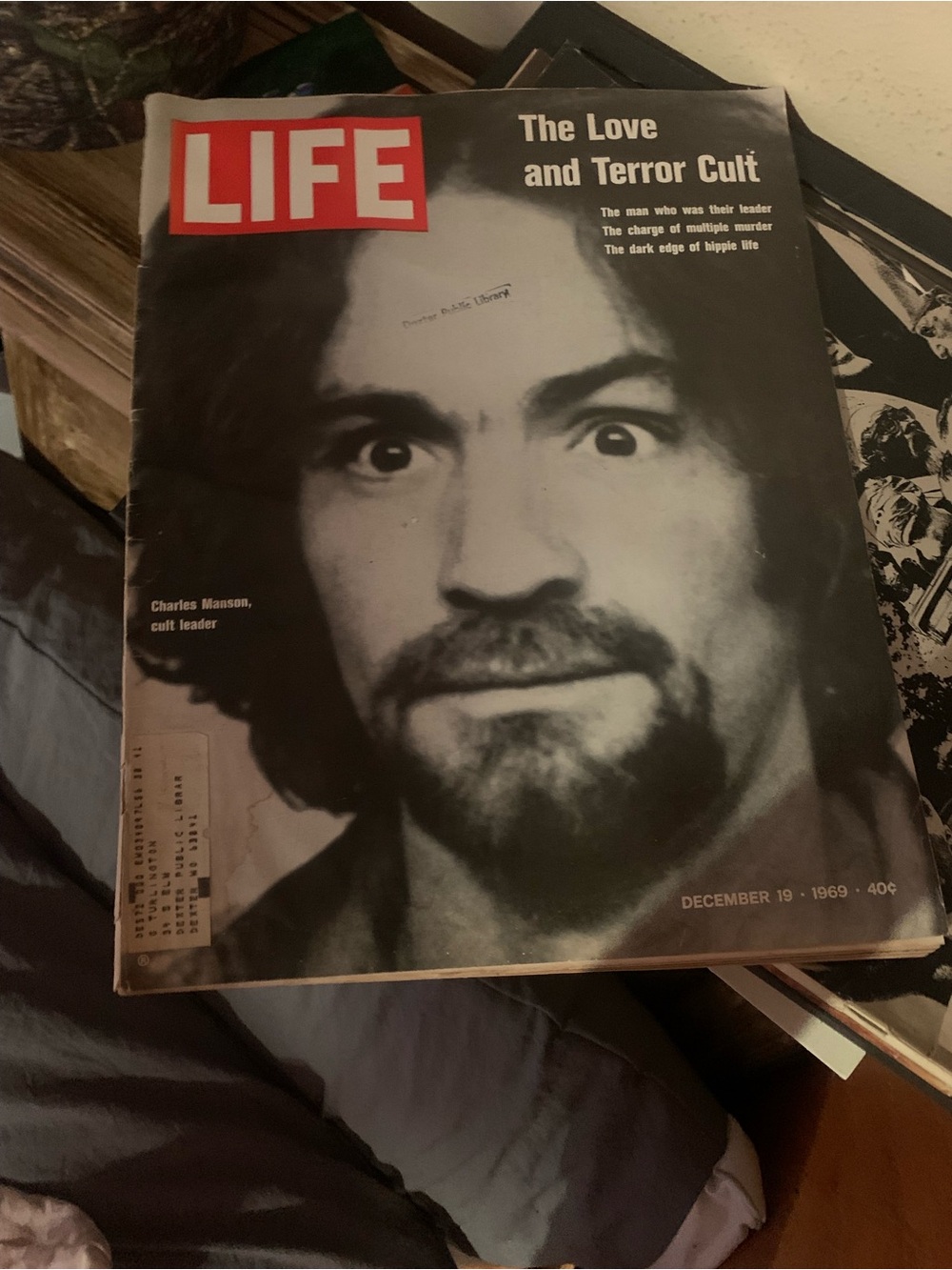 Life magazine-Dec. 1969 Charles Manson cover